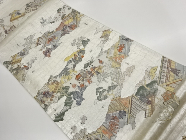 JAPANESE FUKURO OBI / WOVEN  THE TALE OF GENJI